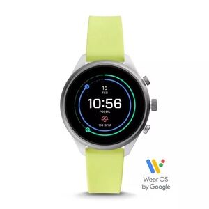 Fossil Smartwatch with Lime Strap